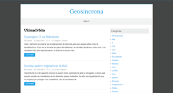Desktop Screenshot of geosincrona.com